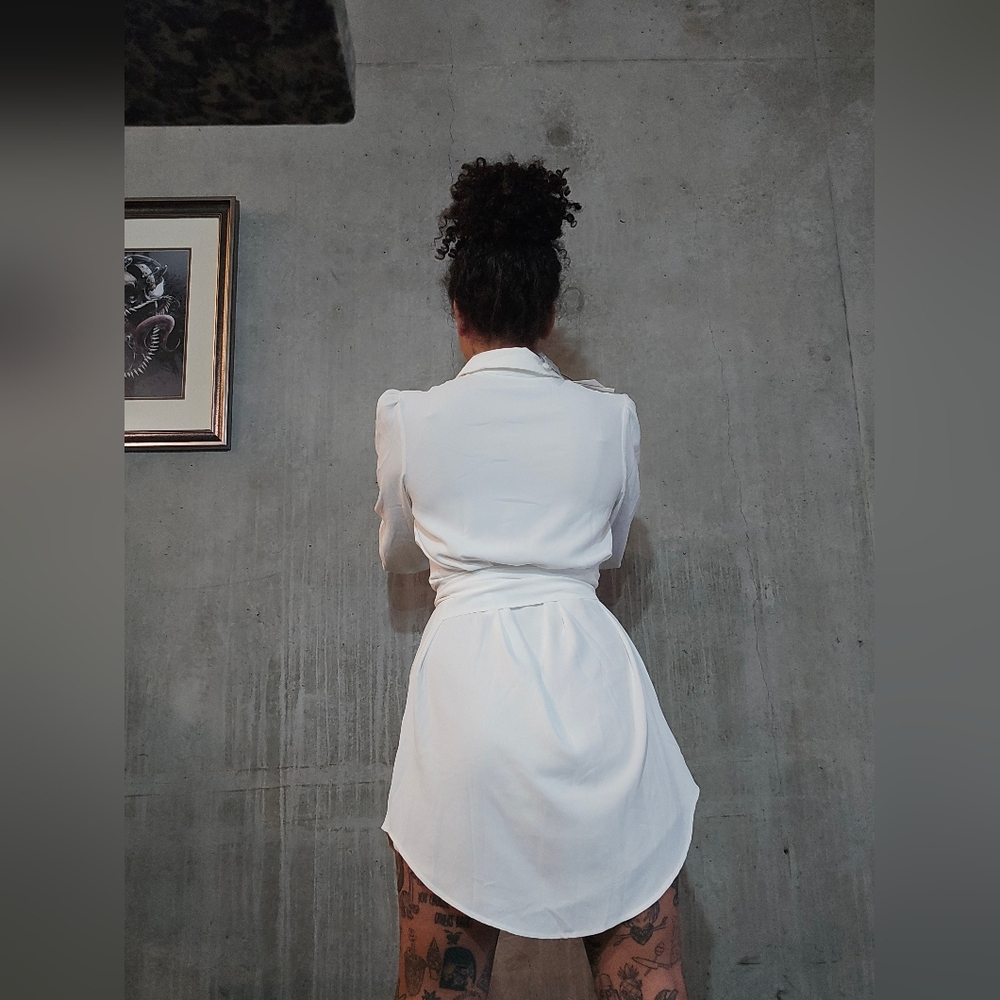 By Egreis elowen dress white size S - Picture 1 of 7